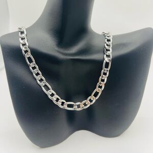 New Fígaro Silver Chain Necklace, Stainless Steel